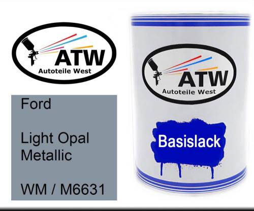 Ford, Light Opal Metallic, WM / M6631: 500ml Lackdose, von ATW Autoteile West.